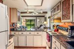 Gorgeous Granite counters and unique bronze cabinetry